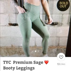 TYC Premium ❤️Booty Leggings -SAGE